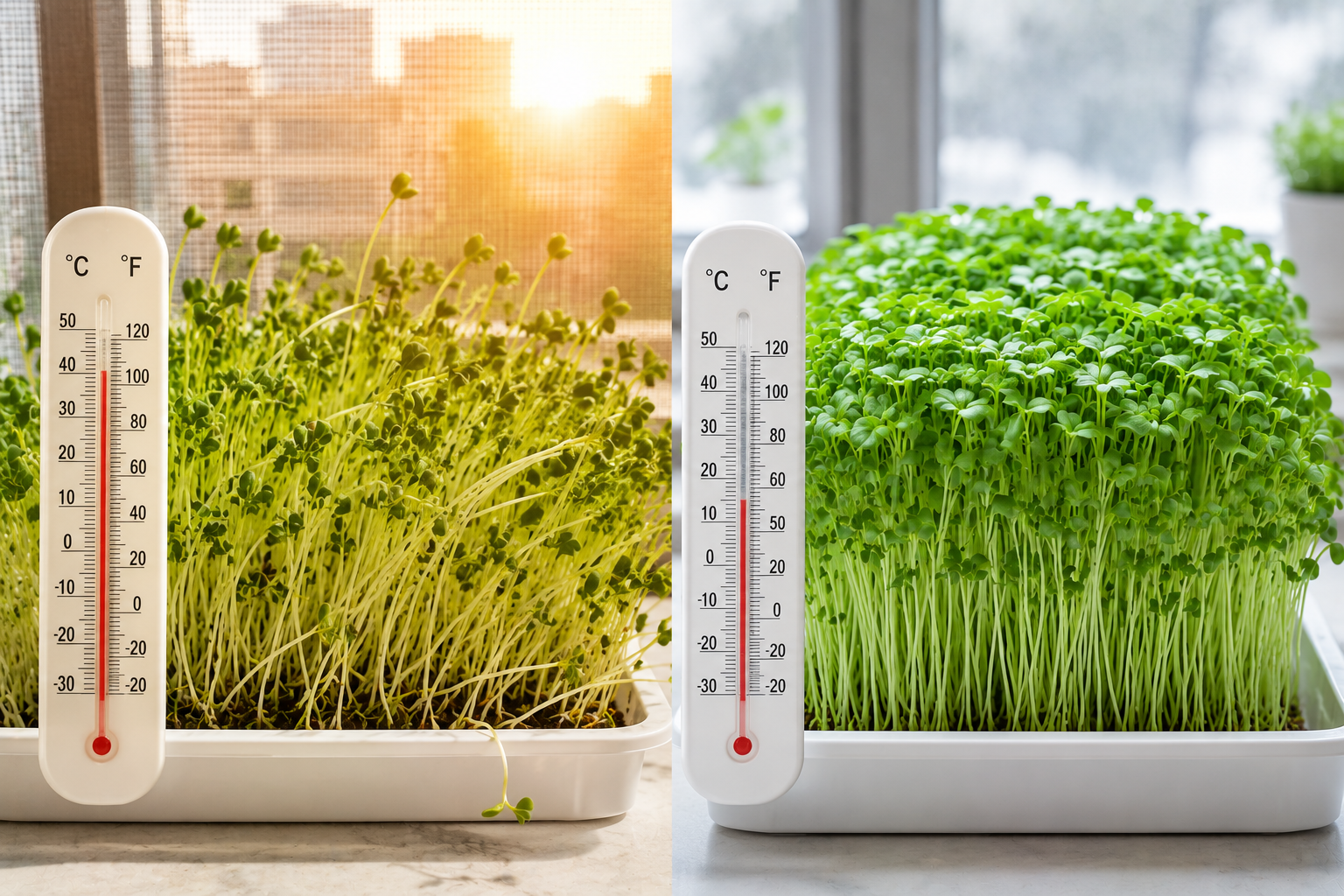 How Temperature and Seasons Affect Microgreens in India
