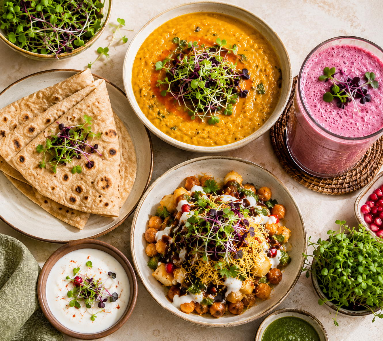 Microgreens Recipes for Indian Cooking — 10 Easy Ways to Use Them