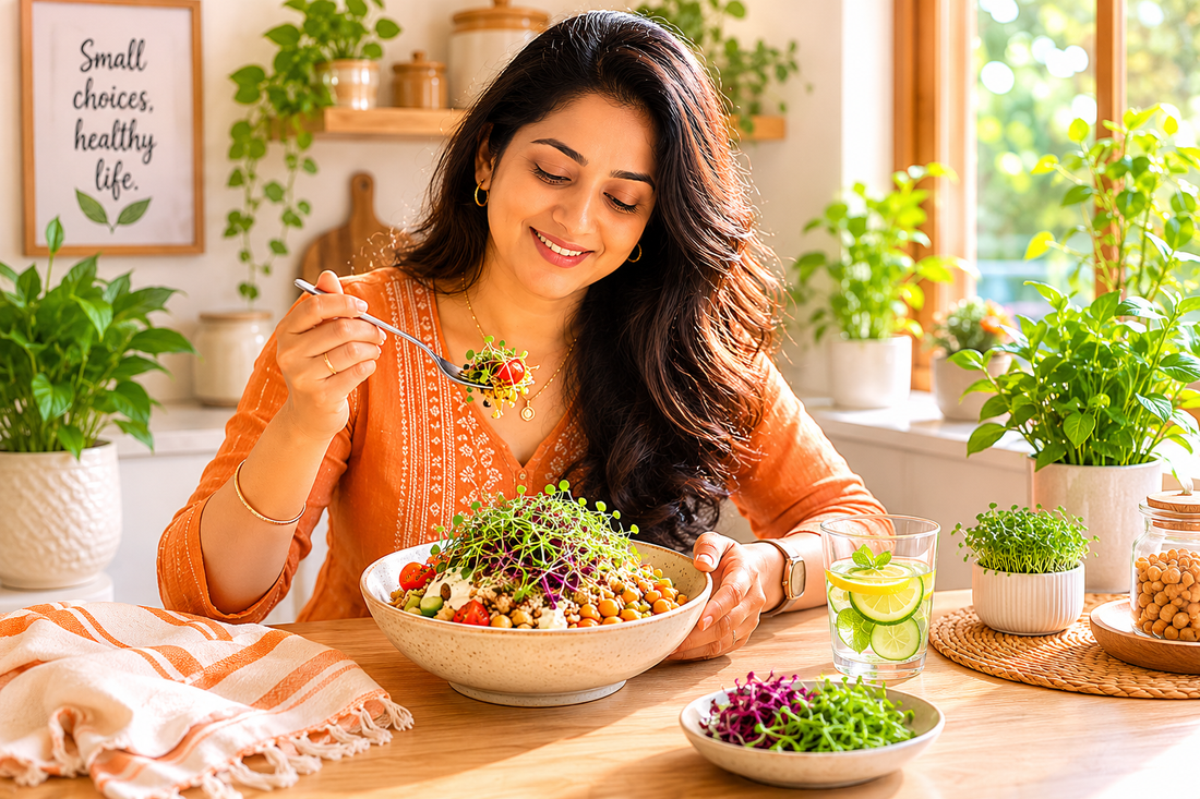 Microgreens for PCOD and Hormonal Health — What to Grow and Eat
