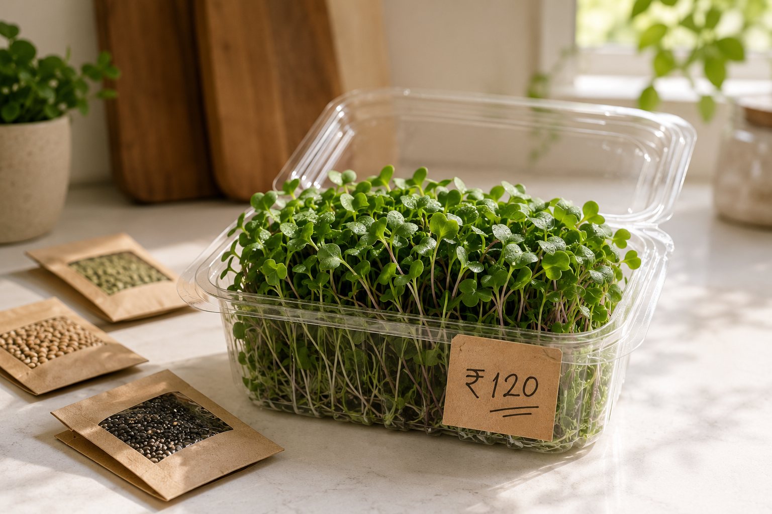 How to price microgreens in India — avoid these 3 mistakes