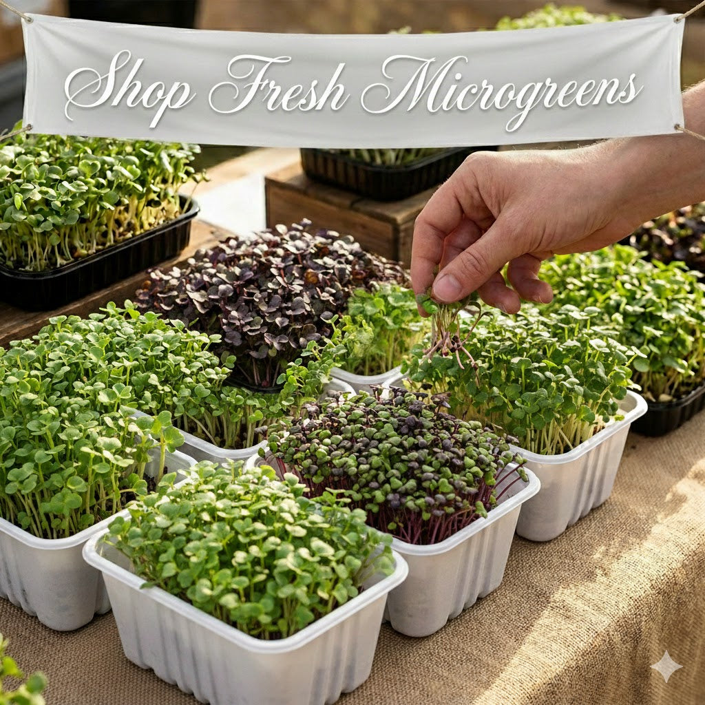 Fresh Microgreens | Farm-Fresh Organic Greens Online
