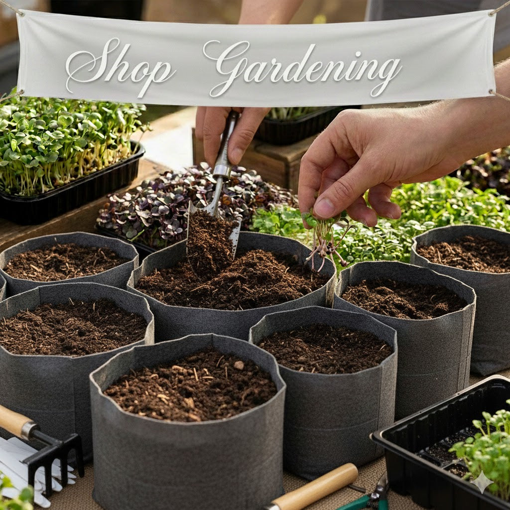 Buy Microgreen Growing Supplies Online India | Trays, Soil & Tools