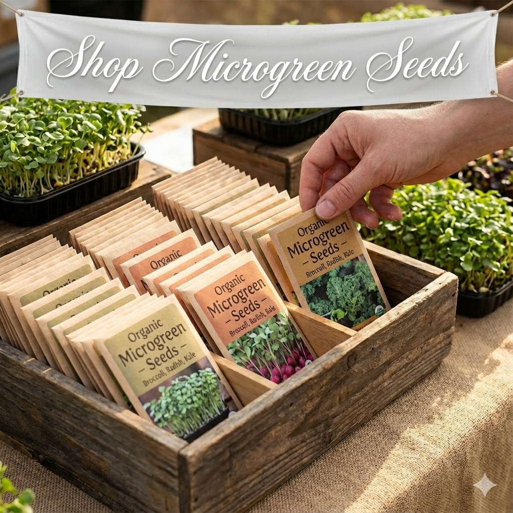 Buy Premium Microgreen Seeds Online in India | Organic & High Germination