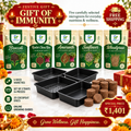 BageechaBox Diwali Gift Kit — Gift of Immunity — broccoli, radish china rose, red amaranth, sunflower and wheatgrass microgreen kit, festive gift packaging