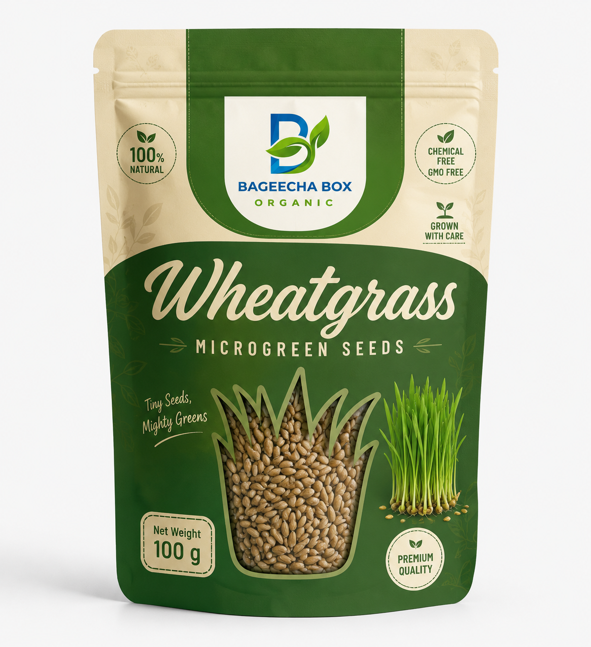 Wheatgrass microgreen seeds – India's favourite detox green, non-GMO | BageechaBox