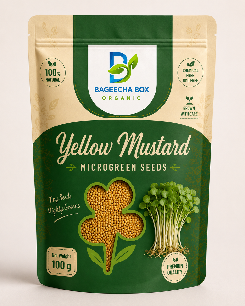 Yellow Mustard microgreen seeds – milder, golden, fast-growing | BageechaBox