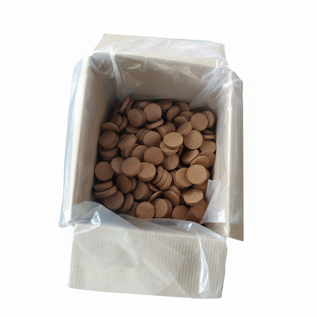 Pack of 25 cocopeat NPK discs – soilless growing medium with built-in fertiliser for microgreens India