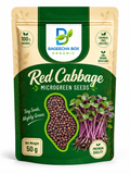 Red Cabbage microgreen seeds front – non-GMO, antioxidant-rich, high germination | BageechaBox India