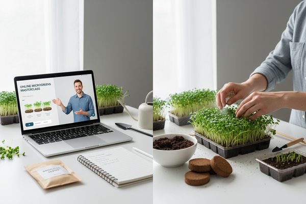 BageechaBox live online masterclass and in-person microgreens workshop Delhi NCR by Sonia Pardasani