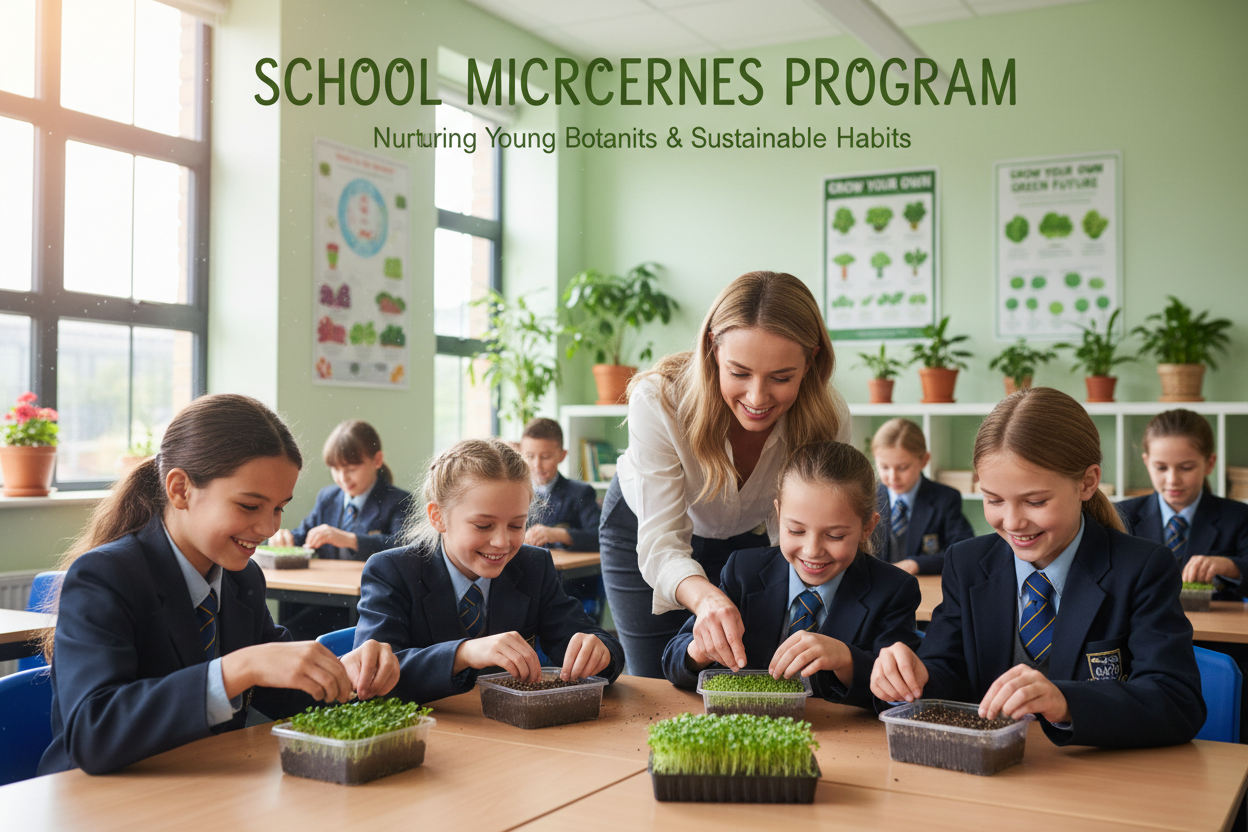 School microgreens program – green integration for students and educators | BageechaBox